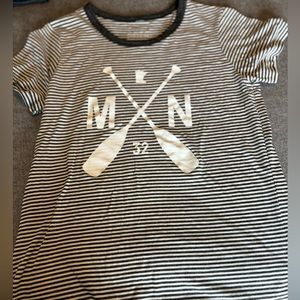 Sota clothing‎ women’s XXL Striped Cotton blend T shirt